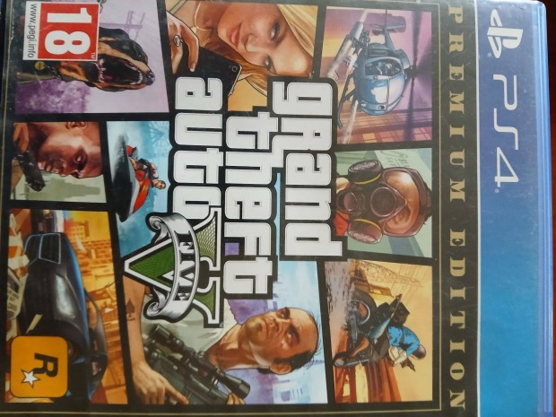 Akci Ps4 Eredeti Jtk : 133. Grand Theft Auto 5 ( karcmentes)