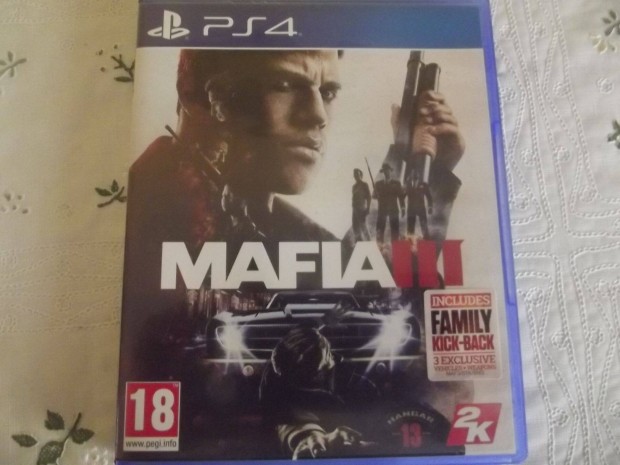 Akci Ps4 Eredeti Jtk : 134. Mafia 3 ( karcmentes)