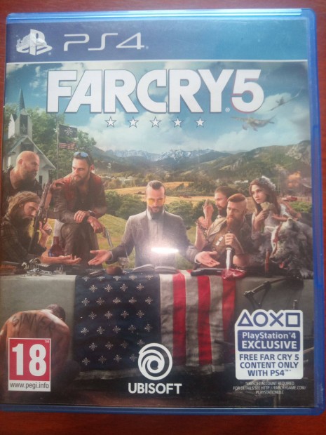 Akci Ps4 Eredeti Jtk : 30. Far Cry 5 ( karcmentes)