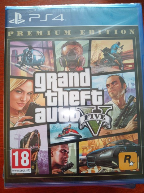 Akci Ps4 Eredeti Jtk : 98. Grand Theft Auto 5 Premium Edition j