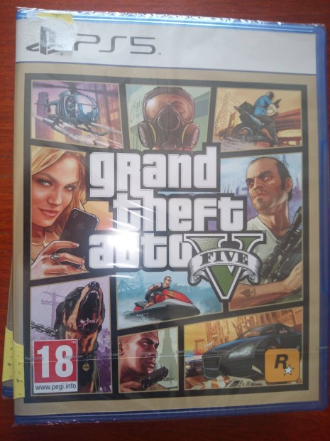 Akci Ps5 Eredeti jtk : 165. Ps5 Grand Theft Auto 5 j Bontatlan