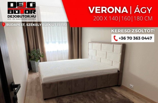 Akci Verona franciagy 140x200 cm bzs rugs bett + gynemtart
