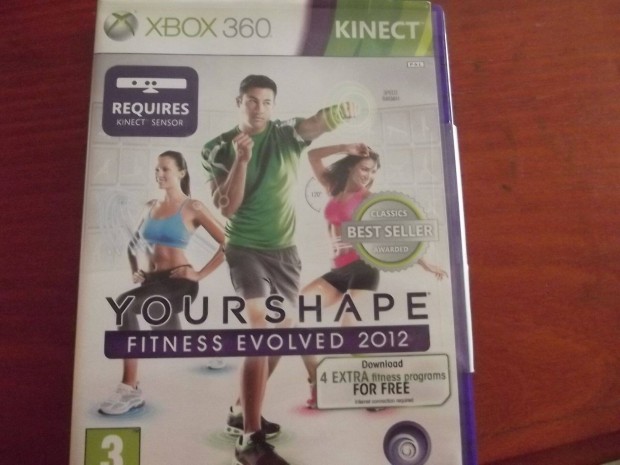 Akci Xbox 360 Eredeti Jtk: 63. Kinect Yourshape Fitness Evolved