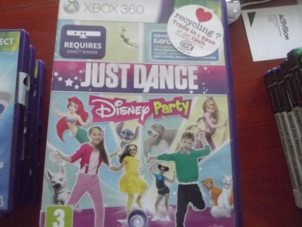 Akci Xbox 360 Eredeti Jtk : 183. Kinect Just Dance Disney Party ( k