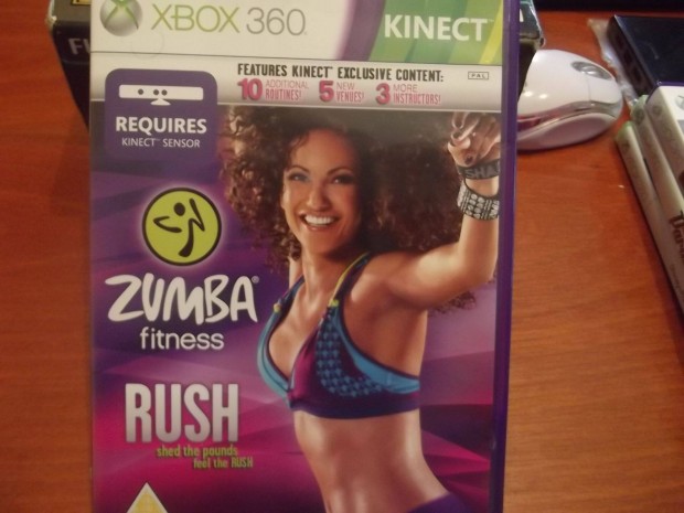 Akci Xbox 360 Eredeti Jtk : 224. Kinect Zumba Fitness Rush