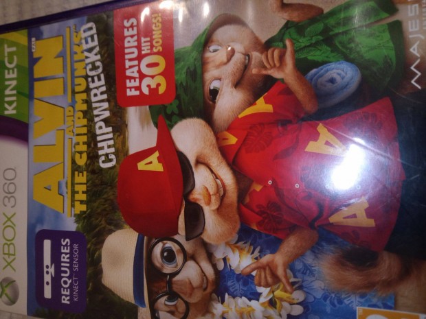 Akci Xbox 360 Eredeti Jtk : 24. Kinect Alvin And The Chipmunks ( k