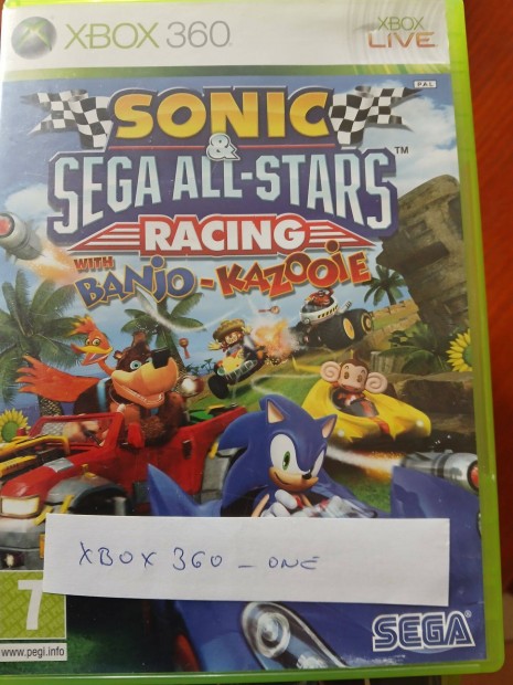 Akció Xbox 360 - One Eredeti Játék : 170. Sonic Sega All star Racing B