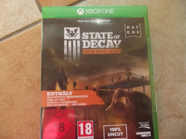 Akci Xbox One Eredeti Jtk : 53. State Of Decay ( karcmentes)