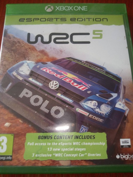 Akci Xbox One Eredeti jtk : 2. WRC 5 Esports Edition ( karcmentes