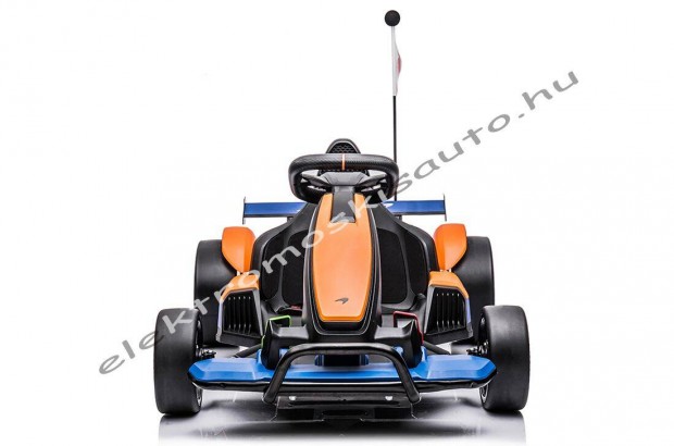 Akció! 24V-os Mclaren Drift gokart narancs/kék elektromos kisautó