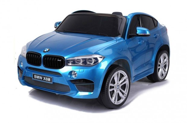 Akci! BMW X6M 12V lakkozott kk 2szemlyes eredeti elektromos kisaut