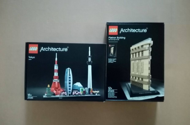 Akci! Bontatlan LEGO Architecture 21023 Flatiron + 21051 Tokyo Fox.r