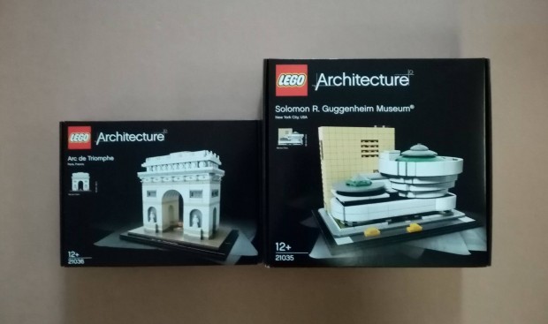 Akci! Bontatlan LEGO Architecture 21035 Solomon + 21036 Triomphe Fox