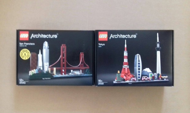 Akci! Bontatlan LEGO Architecture 21043 San Fr + 21051 Tokyo Fox.rba