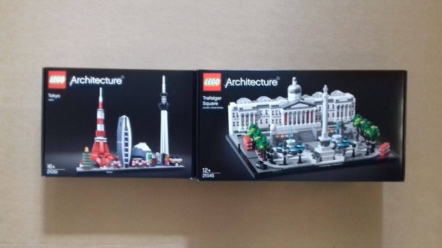 Akci! Bontatlan LEGO Architecture 21045 Trafalgar + 21051 Tokyo Foxr