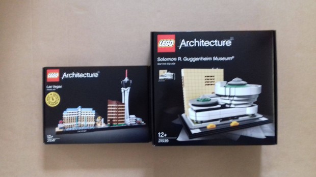 Akci! Bontatlan LEGO Architecture 21047 kis hibval + 21035 Fox.rban