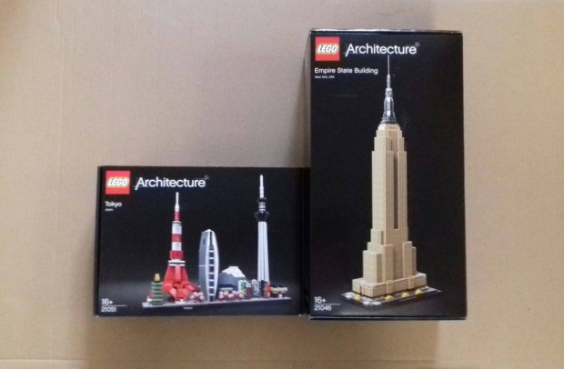 Akci! Bontatlan LEGO Architecture 21051 Tokyo + 21046 Empire Fox.rba