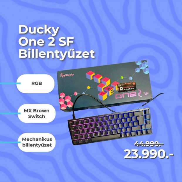 Akci! Ducky ONE 2 SF RGB Gaming Billentyzet