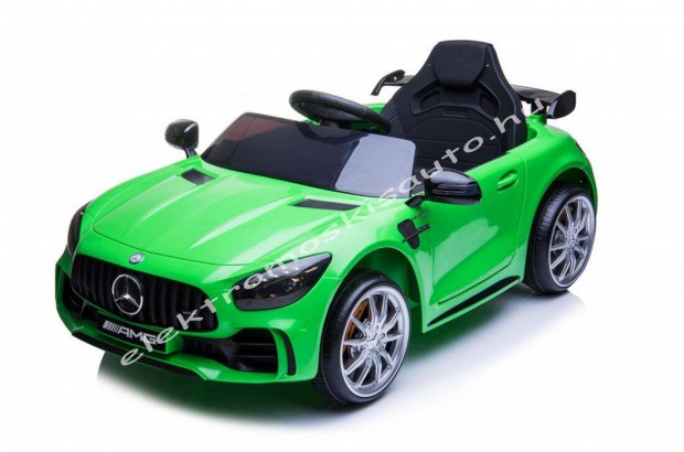 Akci! Eredeti Mercedes AMG GT R 12V zld egyszem. elektromos kisaut