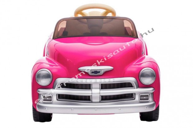 Akci! Eredeti licence Chevrolet 3100 Pickup pink elektromos kisaut