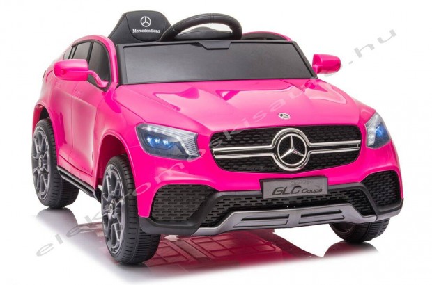 Akci! Eredeti licence Mercedes GLC 63 S 12V pink elektromos kisaut