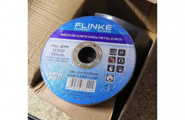 Akci! Flinke 115-s inox fmvg korong 1mm Minsgi termk!