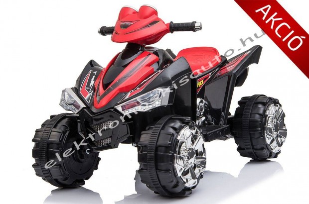 Akció! GT Quad 12V piros egyszemélyes elektromos kisautó