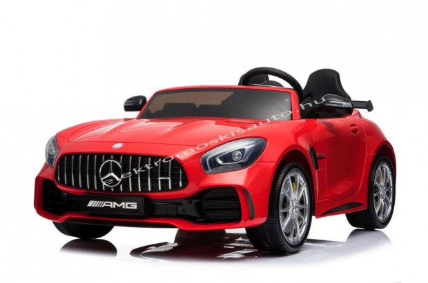 Akci! Mercedes AMG GT R 12V piros 2szemlyes elektromos kisaut