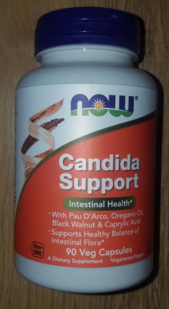 Akci %NOW Foods Candida Support - Blflra Tmogat (90 VEG kapszula)