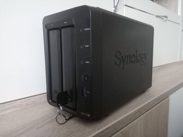 Akci! Synology DS718+ NAS 4GB (hlzati adattrol)