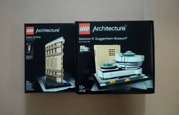 Akci ! Bontatlan LEGO Architecture 21023 Flatiron + 21035 Fox.az rba