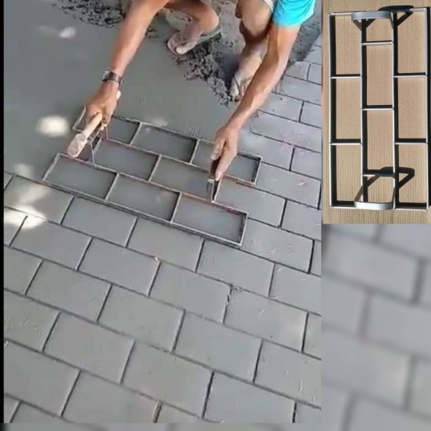 Akciós Beton Mintázó Sablon Vasból GLS
