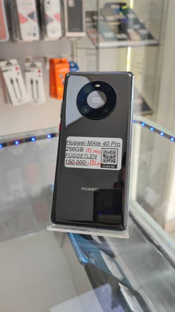 Akcis! Huawei Mate 40 Pro - 256GB Fggetlen Gyri kijelz flis