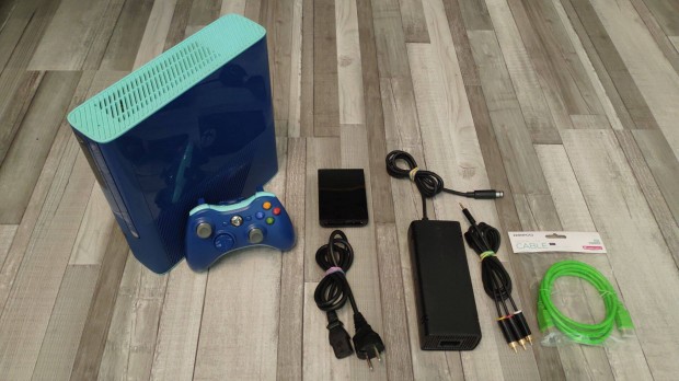 Akcis! Xbox 360 Limitlt Kk E Slim 250gb Konzol +Ajndk Jtk!