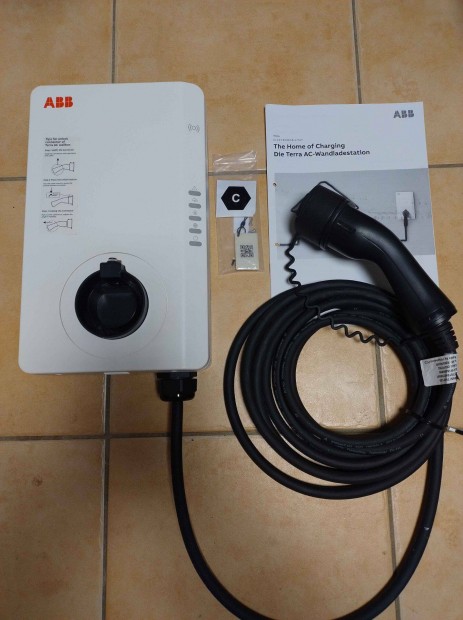 Akciós áron. Új, elektromos autó töltő ABB 11kW. Cégeknek is