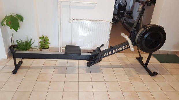 Akciós áron! Új légellenállásos air rower láncos evezőpad, evezőgép!