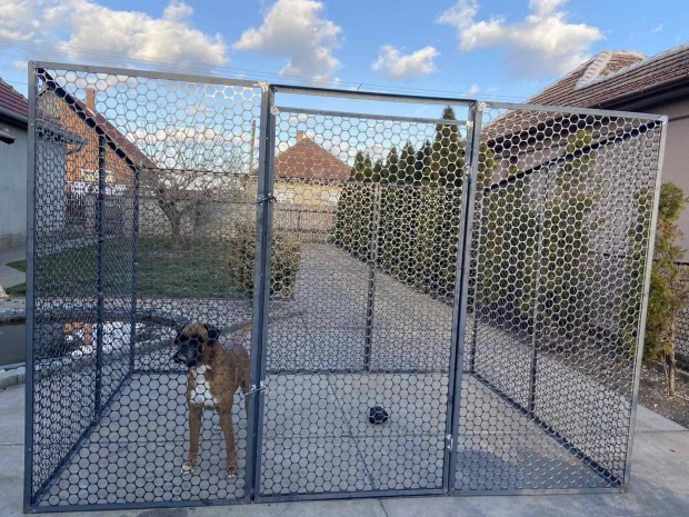 Akcis lemez kutya kennel (3*2m)