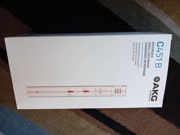 Akg c451 b kondenzátor stúdió mikrofon