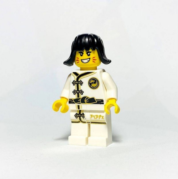 Akita - White Wu-Cru Training Gi Eredeti LEGO egyedi minifigura - Új