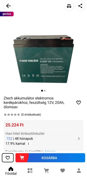 Akkumultor 12v 20ah-s