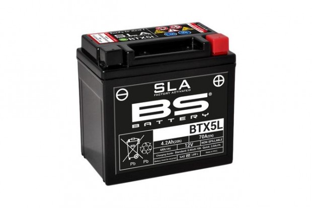 Akkumultor BS Akkumultor SLA BTX5L 12V - 4,2Ah