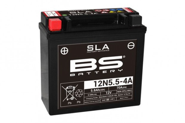 Akkumultor BS Battery SLA 12N5.5-4A 12V - 5,5Ah