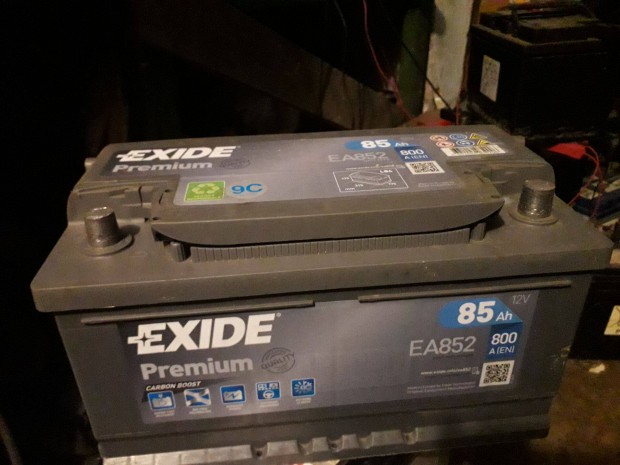 Akkumultor Exide Prmium 12V 85Ah 800A indtval j llapotban elad