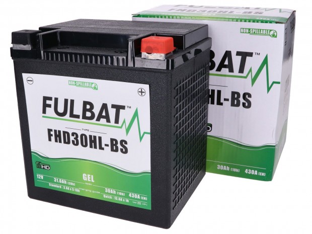 Akkumultor Fulbat FHD30HL-BS GEL Harley Davidsonhoz