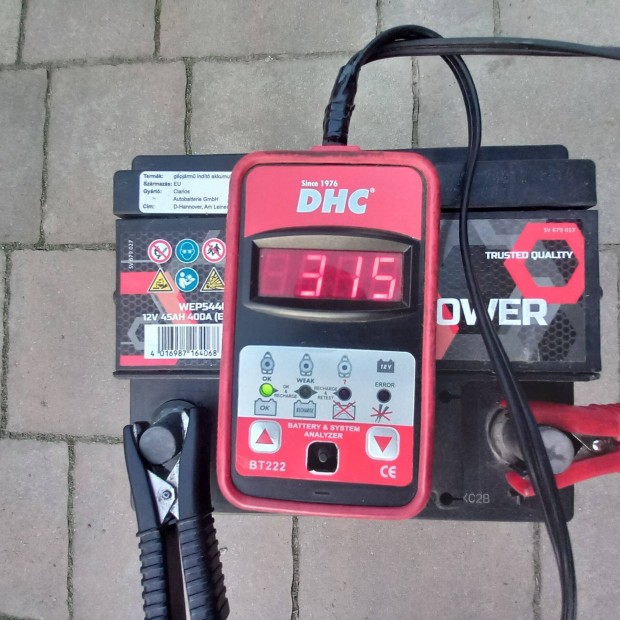 Akkumul�tor  12V 45 Ah