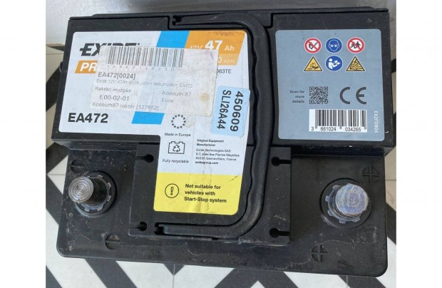 Akkumul�tor, �j, 2 �v garanci�val, sz�ml�val, -20%