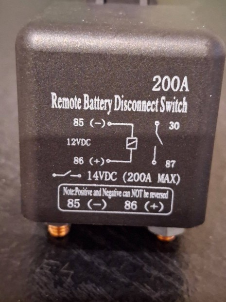 Akkumulátor elektromos lekapcsoló szerkezet