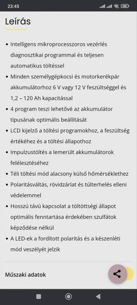 Akkumulátor töltő!