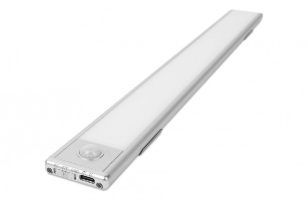 Akkumulátoros LED világítás mozgásérzékelővel - mágneses - 2 W 40cm