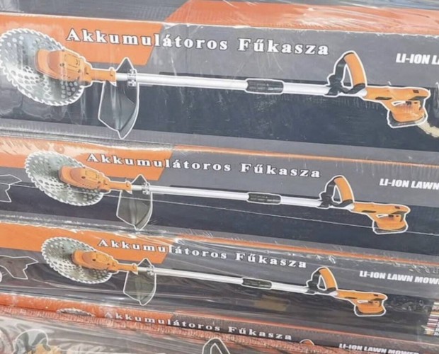 Akkus Prémium Fűkasza és Bozótvágó LCD kijelzővel 68V